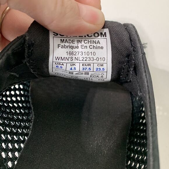 Sorel Major Oxford Black Mesh Sz 6.5 - Picture 8 of 8